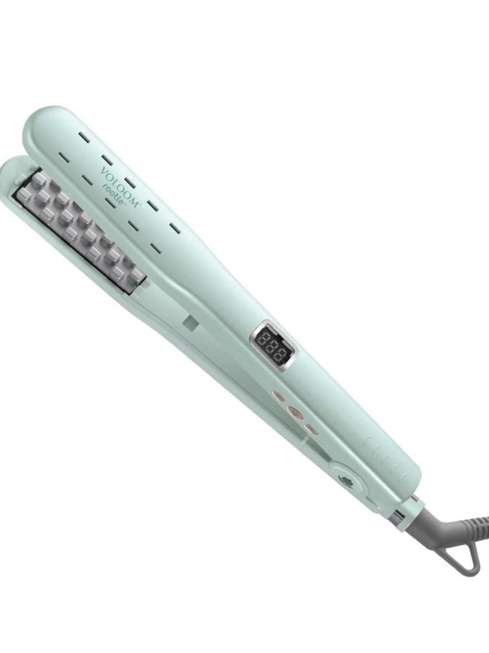 VOLOOM Rootie 3/4” Professional Volumizing Hair Iron Mint Green Ceramic Styling